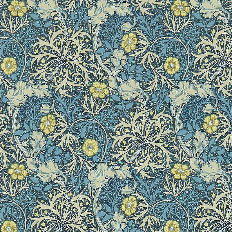 ウィリアムモリス 壁紙 英国製 「 Morris Seaweed 214714 シーウィ 海藻 」 空輸 直輸入 おしゃれ 壁紙 ウォールペーパー クロス 輸入...