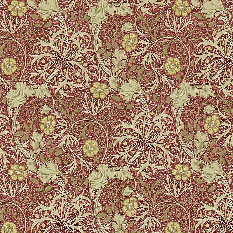 ウィリアムモリス 壁紙 英国製 「 Morris Seaweed 214712 シーウィ 海藻 」 空輸 直輸入 おしゃれ 壁紙 ウォールペーパー クロス 輸入...