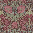 ウィリアムモリス 壁紙 英国製 「 Honeysuckle & Tulip 214703 スイカズラとチューリップ 」 空輸 直輸入 おしゃれ 壁紙 ウォールペ...