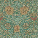 ウィリアムモリス 壁紙 英国製 「 Honeysuckle & Tulip 214704 スイカズラとチューリップ 」 空輸 直輸入 おしゃれ 壁紙 ウォールペ...