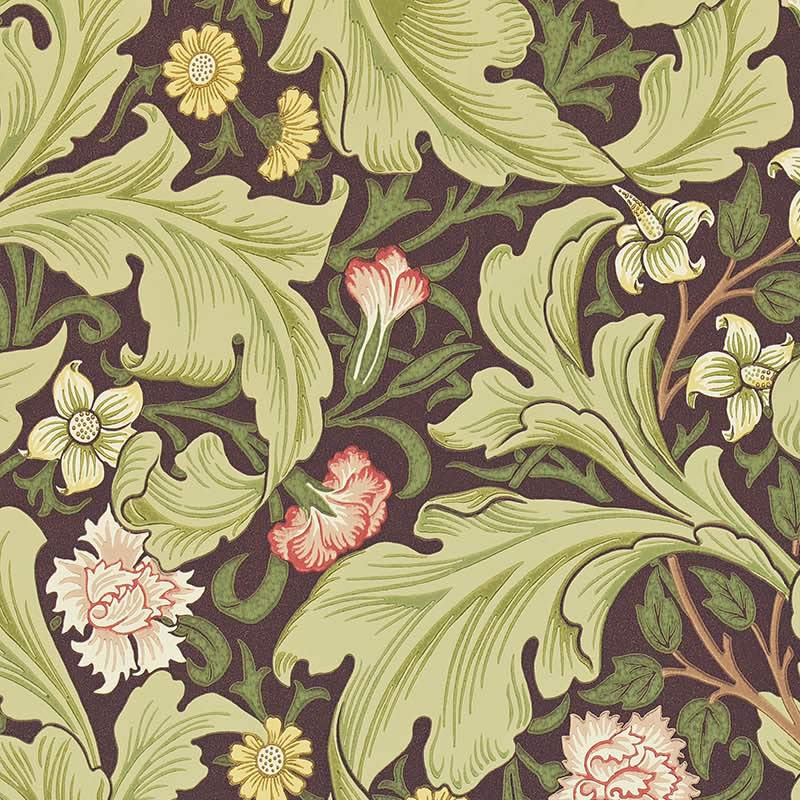 ウィリアムモリス 壁紙 レスター Leicester おしゃれ 壁紙 ウォールペーパー クロス 輸入壁紙 イギリス製 アンティーク 壁紙 植物 ボタニカル イン...
