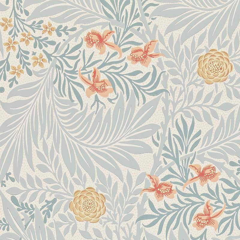 ウィリアムモリス 壁紙 ラークスパー Larkspur おしゃれ 壁紙 ウォールペーパー クロス 輸入壁紙 イギリス製 アンティーク 壁紙 植物 ボタニカル イ...