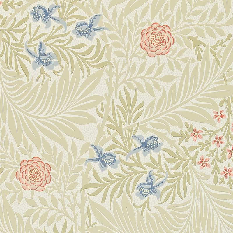 ウィリアムモリス 壁紙 ラークスパー Larkspur おしゃれ 壁紙 ウォールペーパー クロス 輸入壁紙 イギリス製 アンティーク 壁紙 植物 ボタニカル イ...