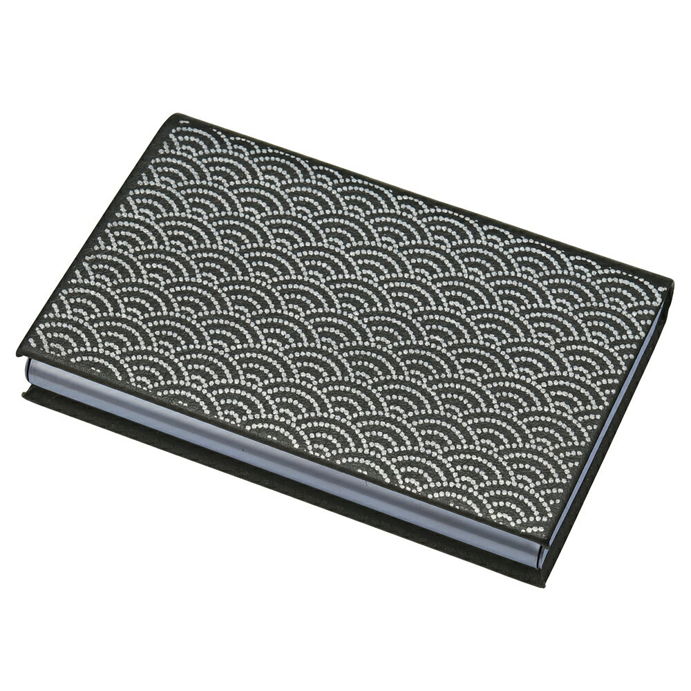 【3〜10%OFFクーポン配布中】名刺入れ 青海波 白 メンズ レディース かわいい メール便可