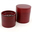 【マラソン期間クーポン有り】茶筒・茶こぼしセット 匠 朱 木目塗り おしゃれ 茶缶 かわいい 日本製 保存容器