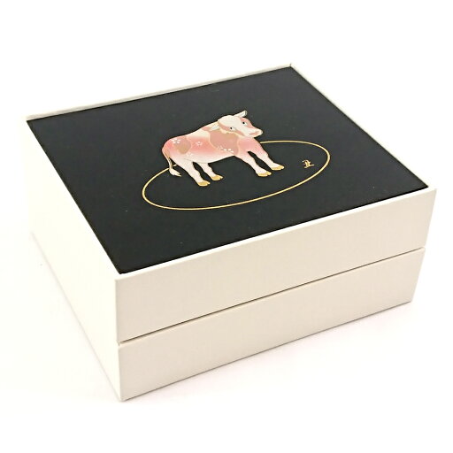 【50%OFF 半額】乳歯ケース 日本製 乳歯入れ TEETH BOX 黒 蒔絵 丑 【50%OFF 半額】乳歯ケース 日本製 乳歯入れ TEETH BOX 黒 蒔絵 丑