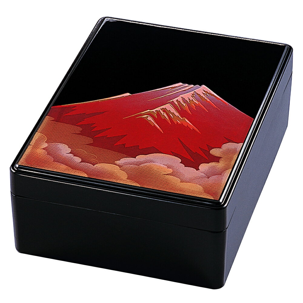 合口文庫 赤富士 33cm A4対応 書類入れ 書類整理 書類ケース 手紙入れ ケース 箱 小物入れ 漆器 日本製