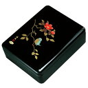 DX文庫 新丸型 黒 さえずり 33cm A4対応 書類入れ 書類整理 書類ケース 手紙入れ ケース 箱 小物入れ 漆器 日本製