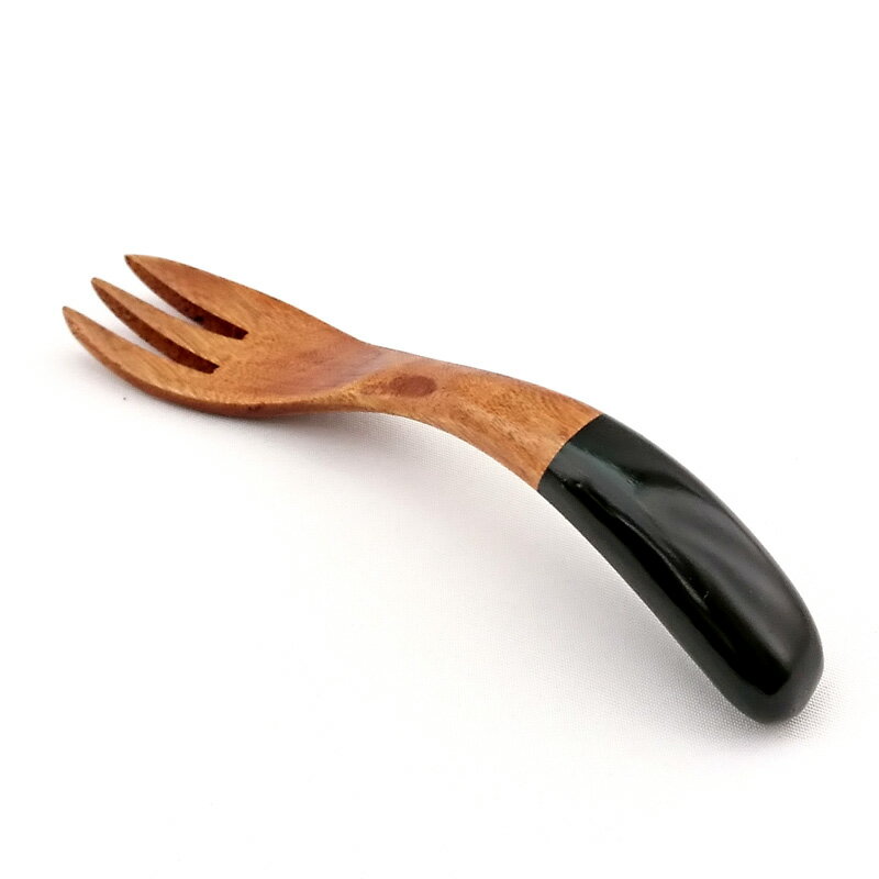 【75%OFF】ベビーフォーク 黒 漆塗り メール便可(5本まで) おしゃれ 赤ちゃん カトラリー 木製 かわいい 和食器 和風 食器