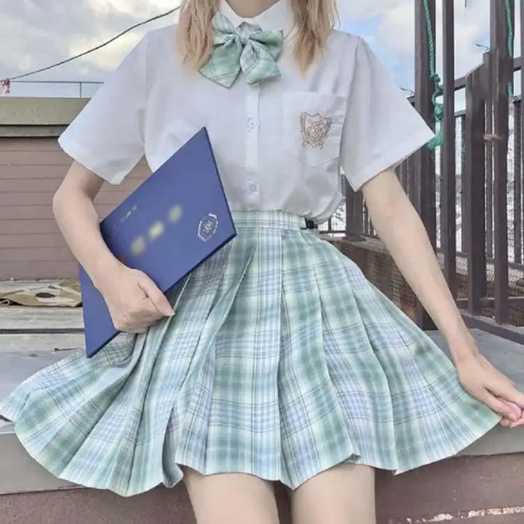 スクールスカート 制服 スカート 蝶結び 2点セット プリーツスカート ミニスカート...