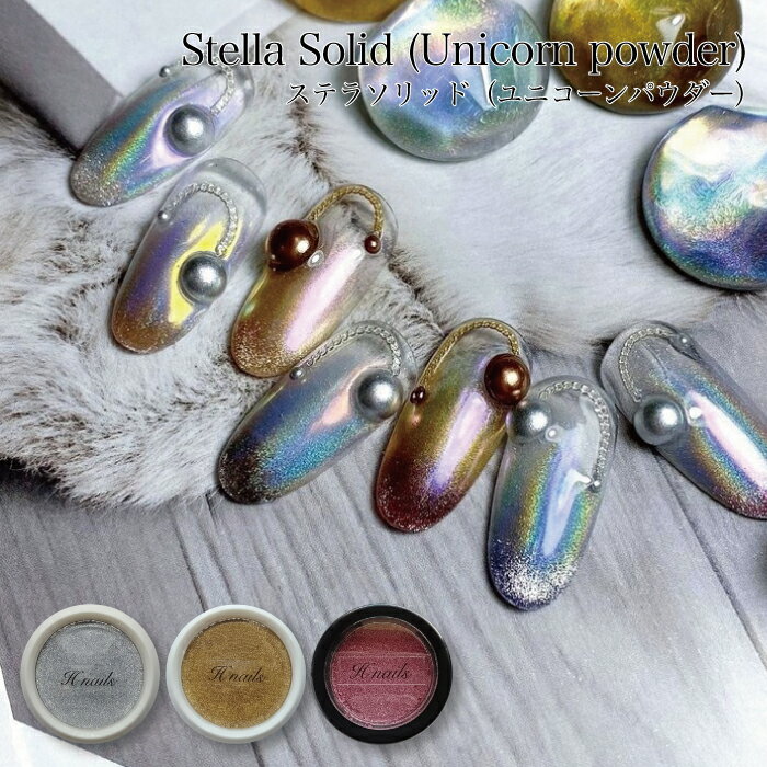 KiraNail Stella Solid(Unicorn Powder)（チップ付き）Hanakoプロデュース