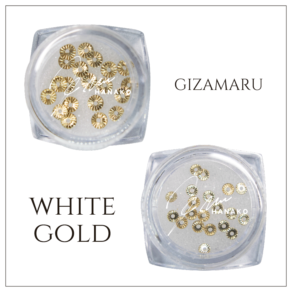 KiraNail GIZAMARUアソートセット ネイルパーツ メタルパーツ ネイルアートパーツ プロデュースHanako ジェルネイル ネイルアート ゴールド シルバー