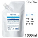 サマーバーシャンプー クール 10 1000ml / デミ シャンプー クール ベタつき ニオイ 紫外線 サマー 冷感 清涼感 頭皮 さっぱり COOL DEMI SUMMER BAR スカルプケア ヘアケア 夏 保湿 サロン専売品 美容室専売品 ギフト プレゼント 男性 MENS