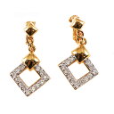 ダイヤのモチーフ イヤリング ヴィンテージアクセサリー ゴールドアクセサリー 金 ニッケルフリー KEYES カナダ製 欧米 女性 プレゼント ギフト