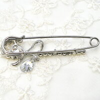 巻きスカートやストール留めにとっても便利☆キルトピン安全ピンブローチストールピン【楽ギフ_包装】