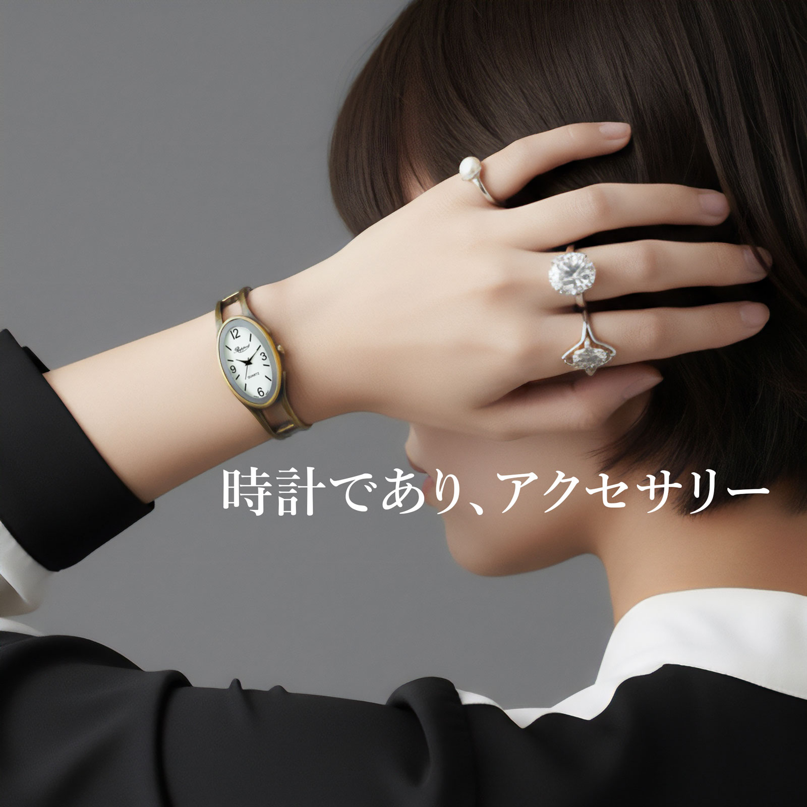 腕時計 レディース かわいいメタルバングル 着脱簡単 バングル レディース腕時計 レディースウォッチ かわいい おしゃれ バングルウォッチ Rapport 女性 プレゼント ギフト