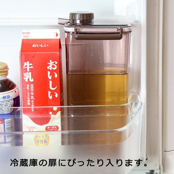 【期間限定】メロディー ピッチャー1.8L ブラウン　冷水筒 麦茶入れ 日本製