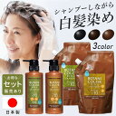 【5%OFFクーポン配布6/7-8限定 利用条件あり】 ヘナ シャンプー トリートメント 本体 詰め替え レフィル 白髪染め ブラック ブラウン ダークブラウン...