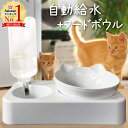 【最大400円OFFクーポ配布中 利用条件あり】 給水器 給餌器 猫 犬 自動給水器 フードボール 水飲み器 自動 500ml 餌入れ 給水 給水ボトル ペット...