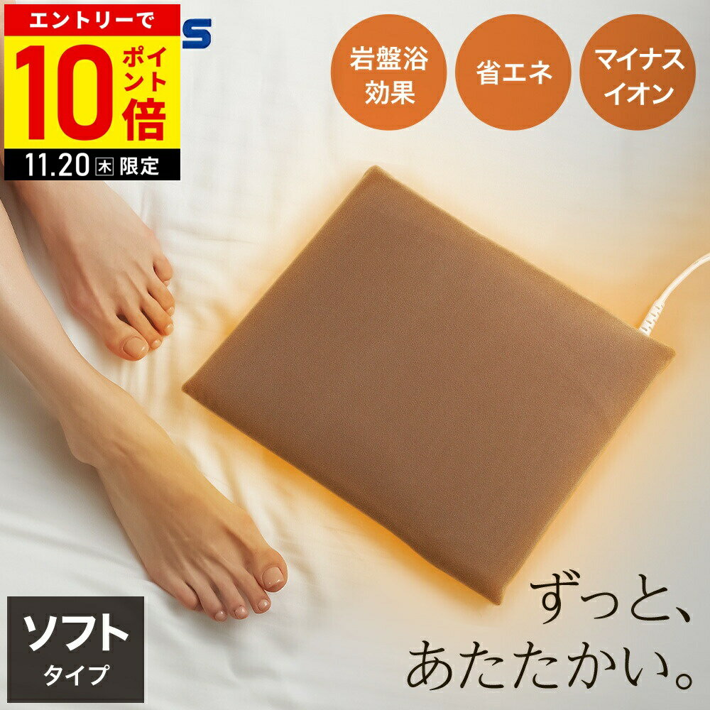 ＼2個購入で1個あたり2,400円／ 電気あんか ソフト 電気 あんか 足元 平型 温度調節 ホットカーペット ..