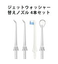口腔洗浄器ノズル 4本入り ジェットウォッシャー用 替えノズル 歯列矯正器用ノズル オーラルケア 洗浄ノズルセット(2)