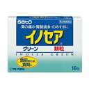 商品情報商品説明荒れた胃の粘膜を保護・修復するスクラルファート水和物をはじめ、過剰の胃酸を中和するメタケイ酸アルミン酸マグネシウム、胃酸の分泌を抑える働きがあるロートエキスなどを配合したグリーンの顆粒の胃腸薬です効果・効能胃痛、胸やけ、げっぷ(おくび)、胃酸過多・のみすぎ(過飲)、はきけ(むかつき、胃のむかつき、二日酔・悪酔のむかつき、嘔気、悪心)、嘔吐、胃部不快感・胸つかえ、もたれ(胃もたれ)、胃部膨満感、胃重用法・用量・下記の1回の服用量を食前又は食間に服用します。(年齢：1回服用量／1日服用回数)大人(15才以上)：1包／3回15才未満：服用しないでください。★用法・用量に関連する注意・定められた用法・用量を厳守してください。成分(1包(1.5g)中)スクラルファート水和物：500mgメタケイ酸アルミン酸マグネシウム：500mgロートエキス：10mgソウジュツ乾燥エキス：20mg(蒼朮200mgに相当)添加物として、炭酸Ca、CMC-Ca、マクロゴール、白糖、銅クロロフィリンNa、ポピドン、香料(L-メントールを含む)を含有します。★成分及び分量に関連する注意・本剤に添加物として配合されている銅クロロフィリンナトリウムにより、便が緑色になることがあります。使用上の注意(してはいけないこと)※守らないと現在の症状が悪化したり、副作用が起こりやすくなります。(1)次の人は服用しないでください。透析療法を受けてる人(2)本剤を服用している間は、次の医薬品を服用しないでください。胃腸鎮痛鎮痙薬(3)授乳中の人は本剤を服用しないか、本剤を服用する場合は授乳を避けてください、(母乳に移行して乳児の脈が速くなることがあります。)(4)長期連用しないでください。(相談すること)・次の人は服用前に医師又は薬剤師にご相談ください。(1)医師の治療を受けている人(2)妊婦又は妊娠していると思われる人(3)高齢者(4)薬などによりアレルギー症状を起こしたことがある人(5)次の症状のある人排尿困難(6)次の診断を受けた人腎臓病、心臓病、緑内障・服用後、次の症状があらわれた場合は副作用の可能性がありますので、直ちに服用を中止し、この文書を持って医師、薬剤師又は登録販売者にご相談ください皮膚：発疹・発赤、かゆみ・服用後、次の症状があらわれることがありますので、このような症状の持続又は増強が見られた場合には、服用を中止し、医師、薬剤師又は登録販売者にご相談ください口のかわき、便秘、下痢・2週間位服用しても症状がよくならない場合は服用を中止し、この文書を持って医師、薬剤師又は登録販売者にご相談ください(その他の注意)・母乳が出にくくなることがあります。★保管及び取扱い上の注意・直射日光の当らない湿気の少ない涼しい所に密栓して保管してください。・小児の手の届かないところに保管してください。・他の容器に入れ替えないでください。(誤用の原因になったり品質が変わるおそれがあります。)・使用期限をすぎた製品は、服用しないでください。区分第2類医薬品お問い合わせ先佐藤製薬株式会社文責有限会社ビッグケー　 販売登録士　 中尾奈津子広告文責：有限会社ビッグケーTEL：084-934-8701消費期限3か月以上の品をお送りいたします。イノセアグリーン 顆粒　16包【第2類医薬品】 胃の痛み・胃酸過多・のみすぎに 1