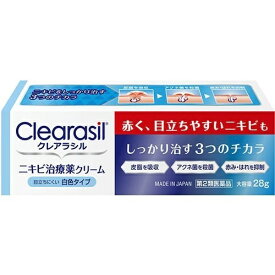 クレアラシル　ニキビ治療薬　クリーム　白色タイプ　大容量28g【第2類医薬品】