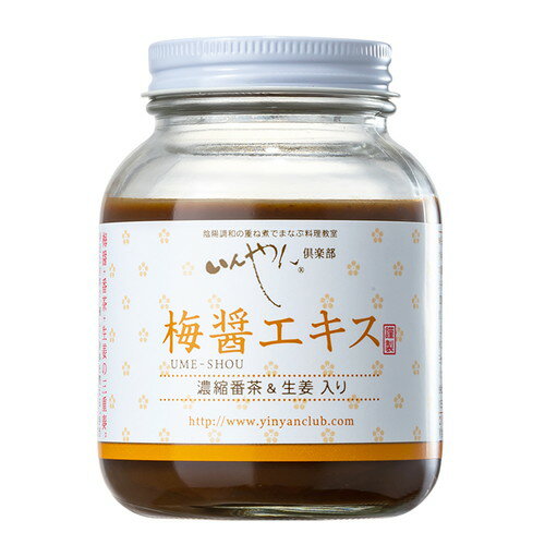 梅醤エキス 濃縮番茶&生姜入り 250g【国内産有機梅干】【天然醸造醤油使用】【いんやん倶楽部】 梅醤エキス 濃縮番茶&生姜入り 250g【国内産有機梅干】【天然醸造醤油使用】【いんやん倶楽部】