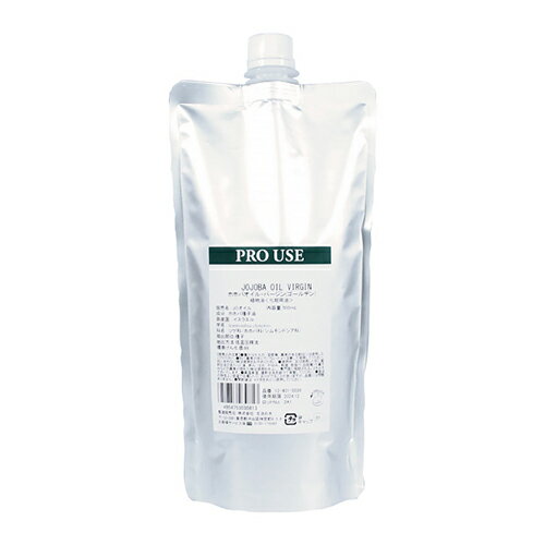 ■商品名：ホホバオイル・バージン（ゴールデン）未精製／Jojoba Virgin■内容量：500ml■原材料：ホホバ種子油■メーカー：生活の木■賞味期限：未開封：製造後36ヶ月（3年）開封後：4ヶ月以内を目安にご使用ください。■商品詳細：ホホバ科（シムモンドシア科）のホホバの種子から得られる液体ワックスで、未精製のホホバオイル。わずかな香りと黄色い色が特徴。さらっとした使い心地で、夏場などの熱い季節にもべたつきを感じにくく通年使いやすいオイルです。肌の柔軟性を保ちます。冬場などの低温下では凝固しますが、10℃くらいで液体に戻ります。■使用方法：マッサージオイルとしてそのまま気になるところへ伸ばしてご使用ください。その他手作り化粧品の基材としてなどにもお使いいただけます。