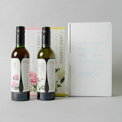 コーディアル2本ギフト（ローズ・エルダーフラワー） 【生活の木】※送料無料（一部地域を除く）