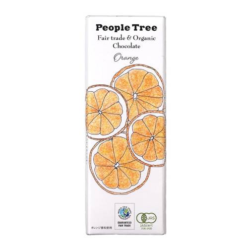【夏期クール便】（ピープルツリー）有機オレンジチョコレート （50g） 【アリサン】※夏期（4-10月）ク..