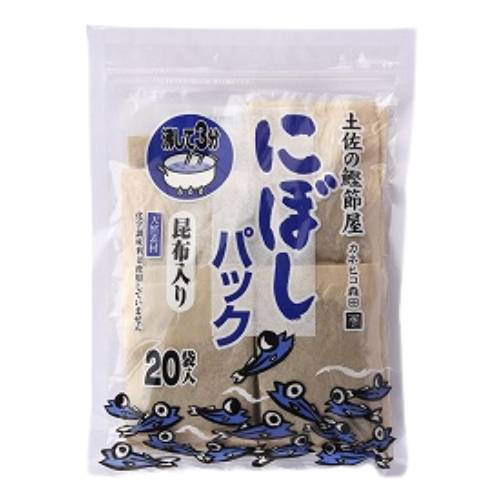 にぼしパック 昆布入り 200g（10g×20） 【森田鰹節】