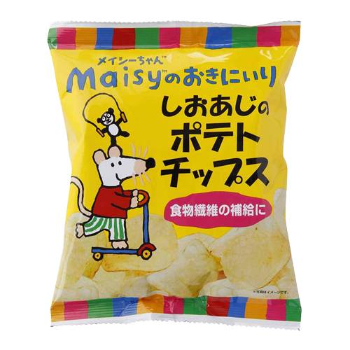 メイシーちゃん TM のおきにいり しおあじのポテトチップス 34g 5個 【創健社】 6セット以上で別途送料