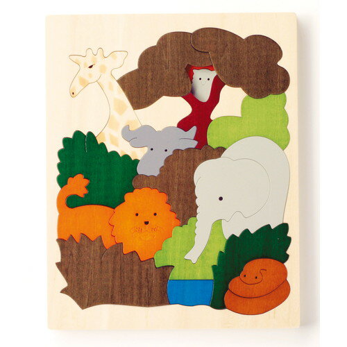 2重パズル・アフリカ （GL6520） 【ジトレ/GITRE】 【4歳頃から】 ※キャンセル不可