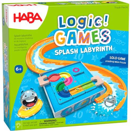 ロジックゲーム・ウォータースライダー（HA6822）【ハバ/HABA】※キャンセル不可 ※送料無料（一部地域を除く）