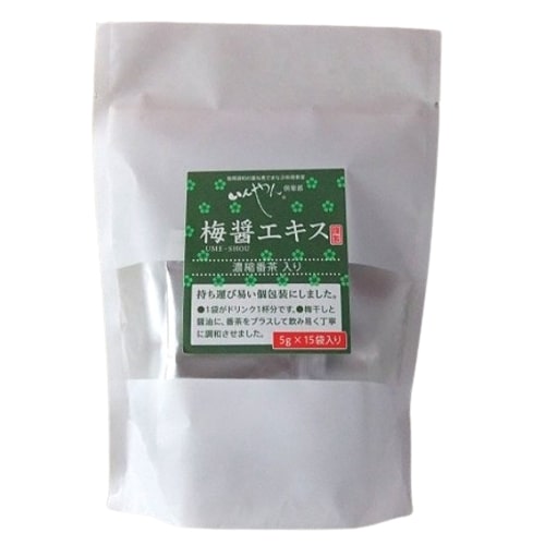 濃縮番茶入 梅醤エキス 個包装 (5g×15袋) 【いんやん倶楽部】 濃縮番茶入 梅醤エキス 個包装 (5g×15袋) 【いんやん倶楽部】