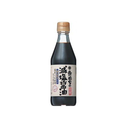 寺岡家の減塩醤油 300ml×12本セット 【寺岡有機醸造】※送料無料（一部地域を除く）