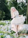 【送料無料】ロリータ 森ガール ワンピース Aライン Lolita 2way オフショルダー 長袖 レース フリル 半袖 萌え萌え 可愛い プリンセス お姫様 プレゼント ミモレ丈 レディース ロココ コスチューム 仮装 ハロウィン 学園祭 文化祭 ベージュ ネイビー