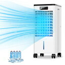 【送料無料】【2025夏革新版極上冷感テクノロジー】冷風機冷風扇冷風扇風機【銀イオン抗菌】省エネ節電冷風機強力人気保冷パック*7L大容量冷感アップマイナスイオン...
