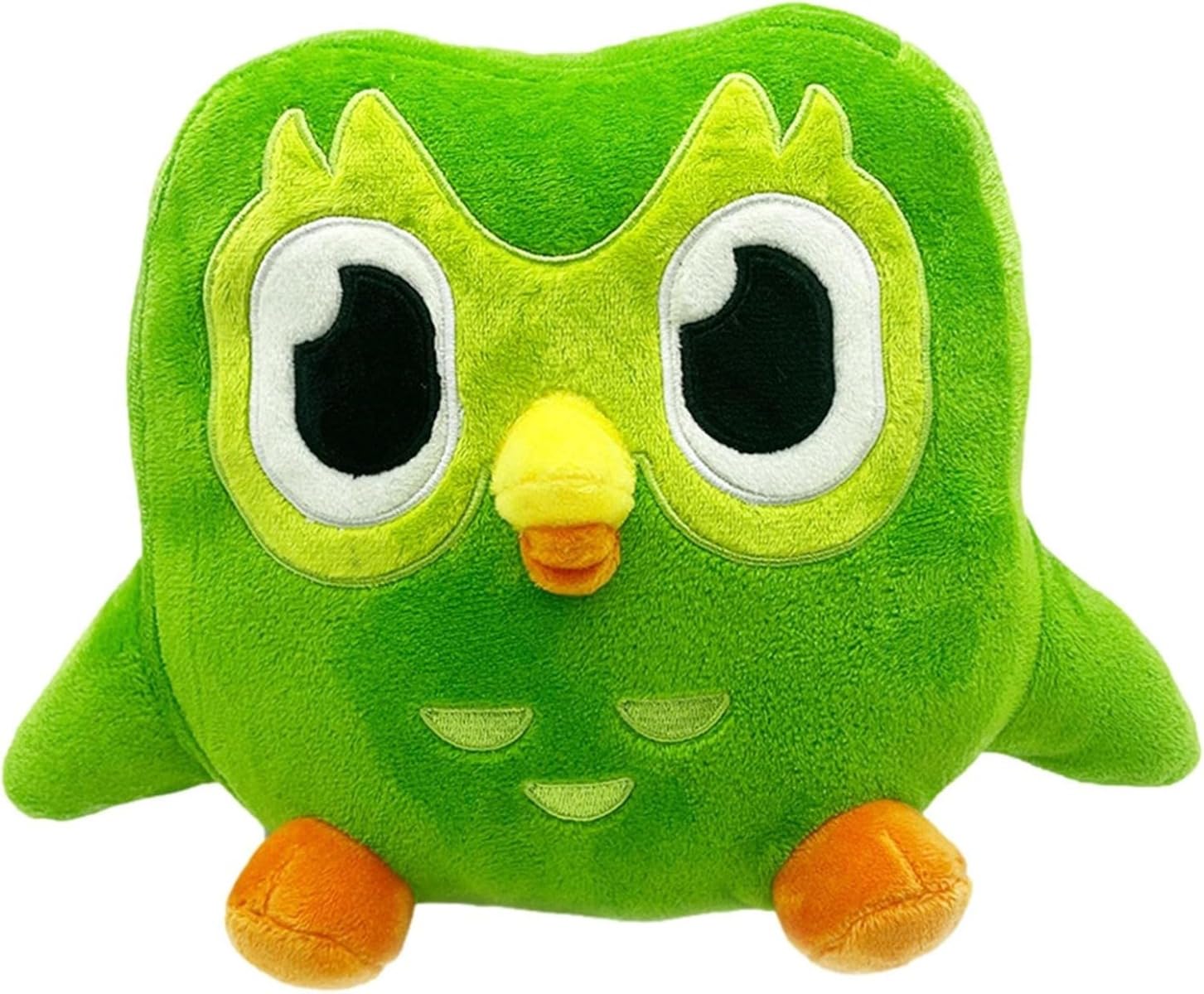 JiFocelグリーンフクロウぬいぐるみ、かわいいデュオフクロウぬいぐるみスローピロー、ミニDuolingosフクロウぬいぐるみ、フクロウぬいぐるみ、お子様、ギフト、装飾用(20 CM) (1つです)のサムネイル