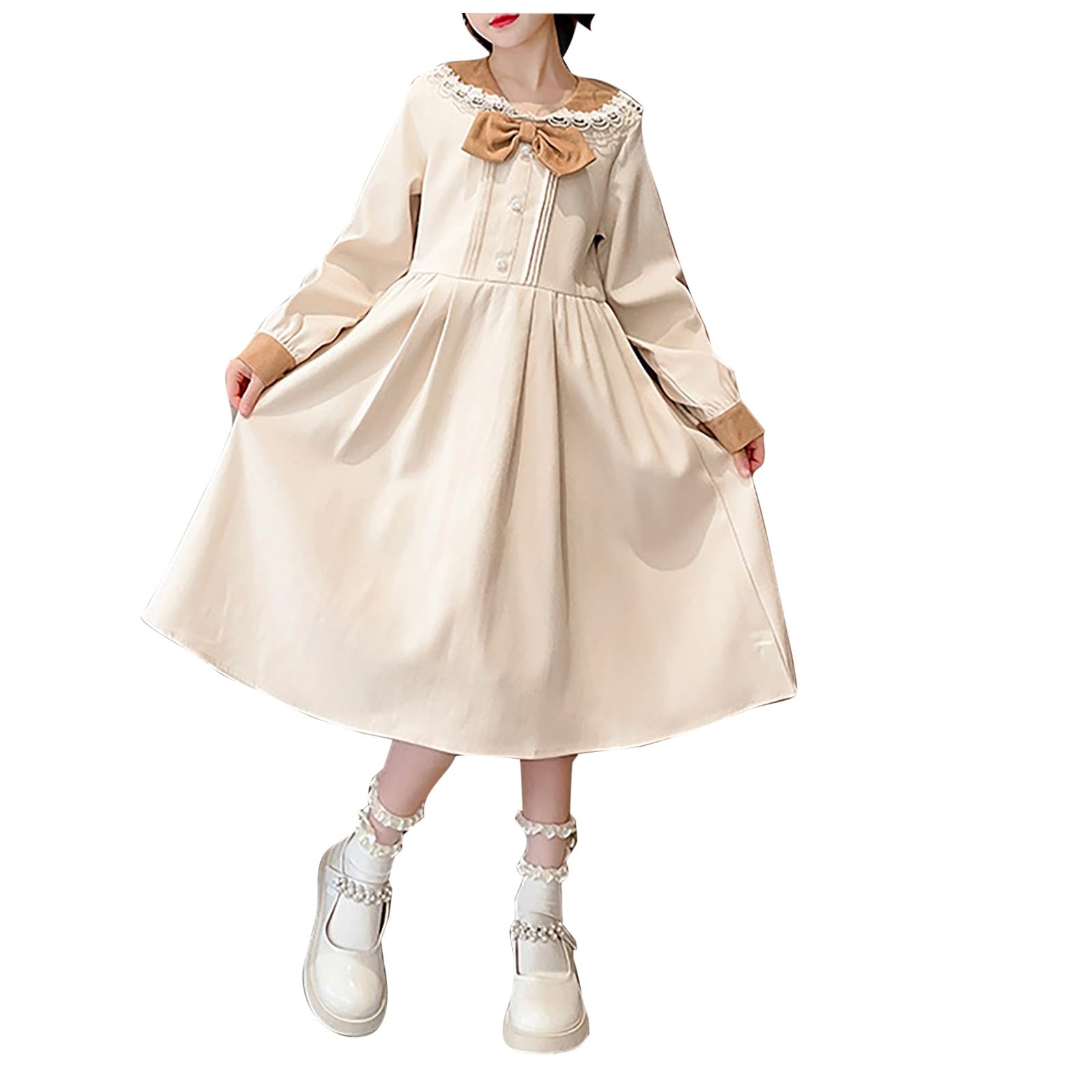 ベビー服 女の子 キッズ 長袖 ワンピース 服 フォーマルワンピース ガールズ シャツワンピース 長袖 春..