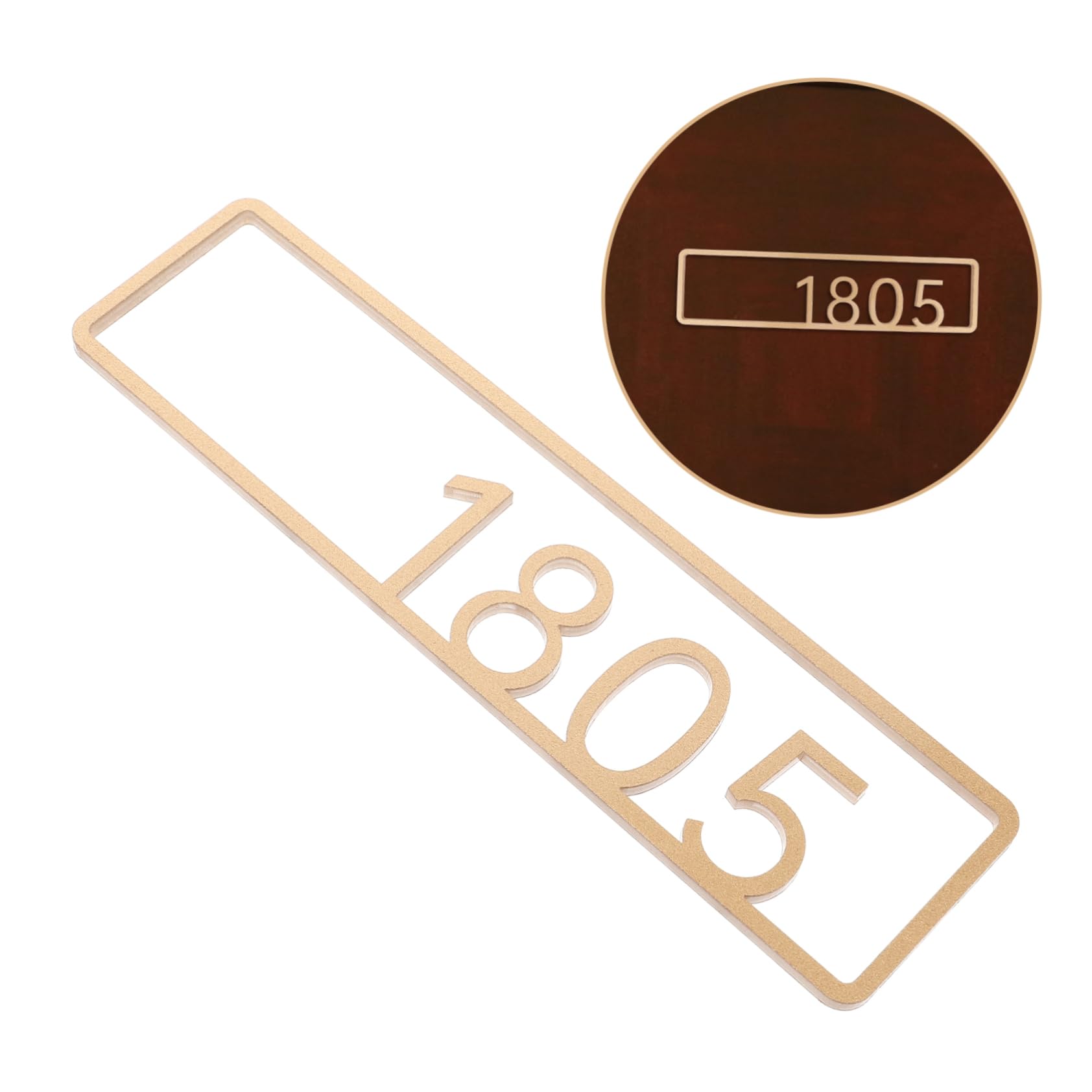 目的ハウスナンバーサイン 簡 取り付 美しいデザイン 室 用 ホテル