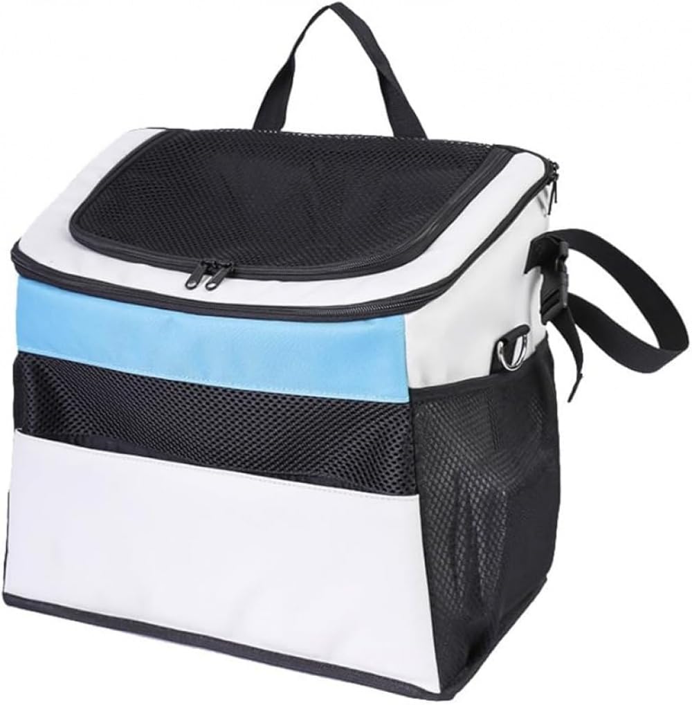 楽天キラリラ楽天市場店犬と猫のための自転車バスケットペットキャリーボックス自転車ショルダーバッグペットバッグ大容量アンチジャンプ防水通気性輸送バッグ小型犬アウトドア旅行ウォーキングに適しています