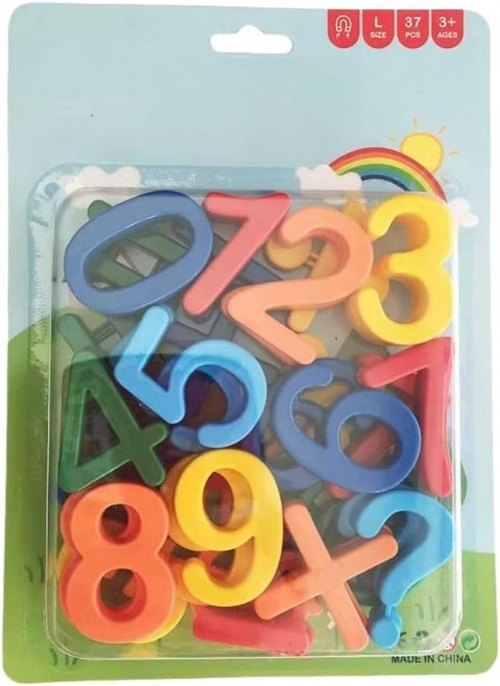 数字と文字をマグネットで貼れるステッカー。幼児教育ツール、黒板、冷蔵庫ステッカー、英語、誕生日、クリ ...