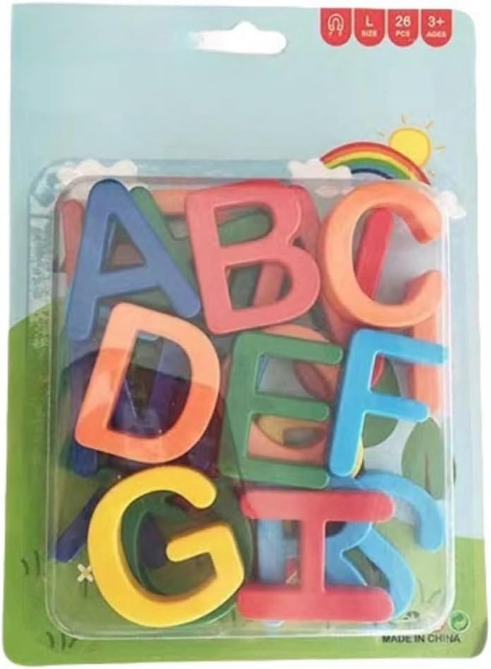 数字と文字をマグネットで貼れるステッカー。幼児教育ツール、黒板、冷蔵庫ステッカー、英語、誕生日、クリ ...