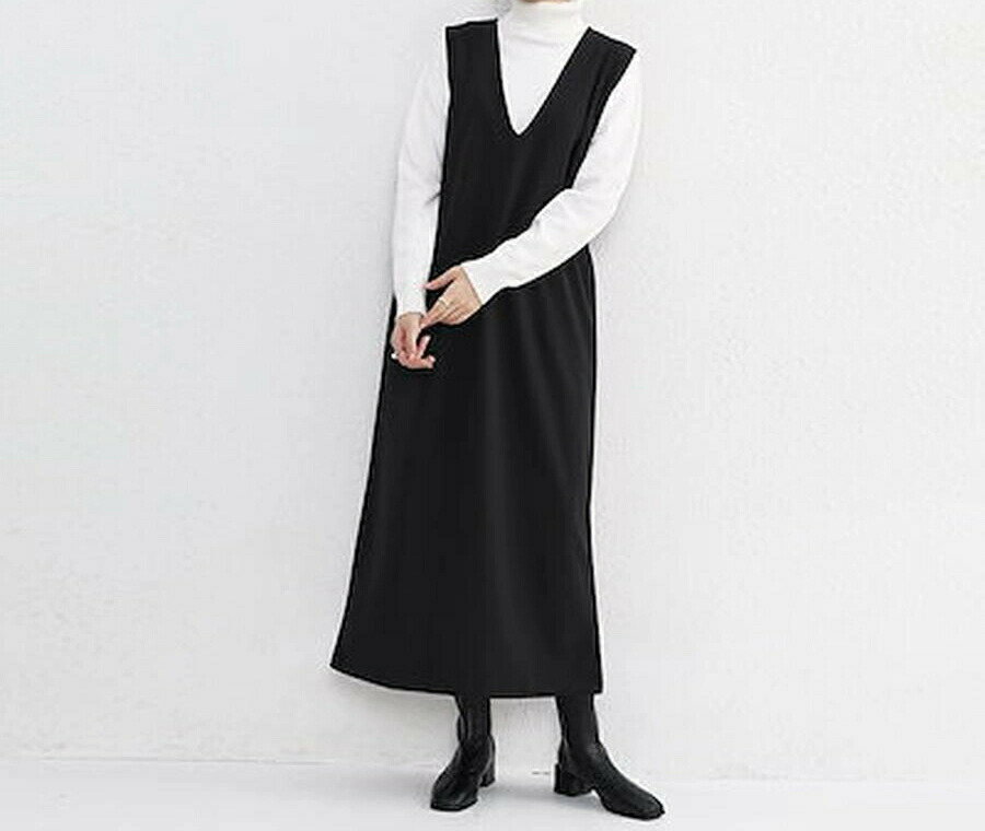 2023韓国ブームですジャンパースカート ワンピース レディース ロングワンピース ロング丈 ノースリー..