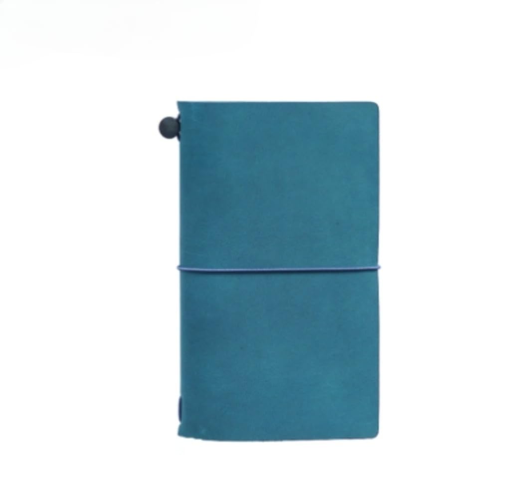 ヴィンテージ牛革手作り帳簿ヨーロッパのレトロな旅行者のノート日記帳メモ帳革のノートノートメモ帳 (..