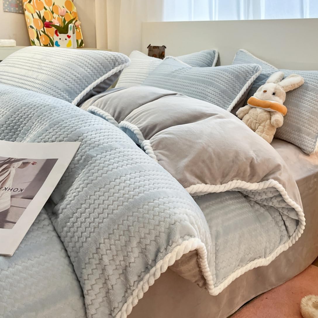 布団カバー 掛け布団カバー 寝具カバーセット 敷布団カバー シングル 肌触り良い 抗菌防臭 洗える もこ..