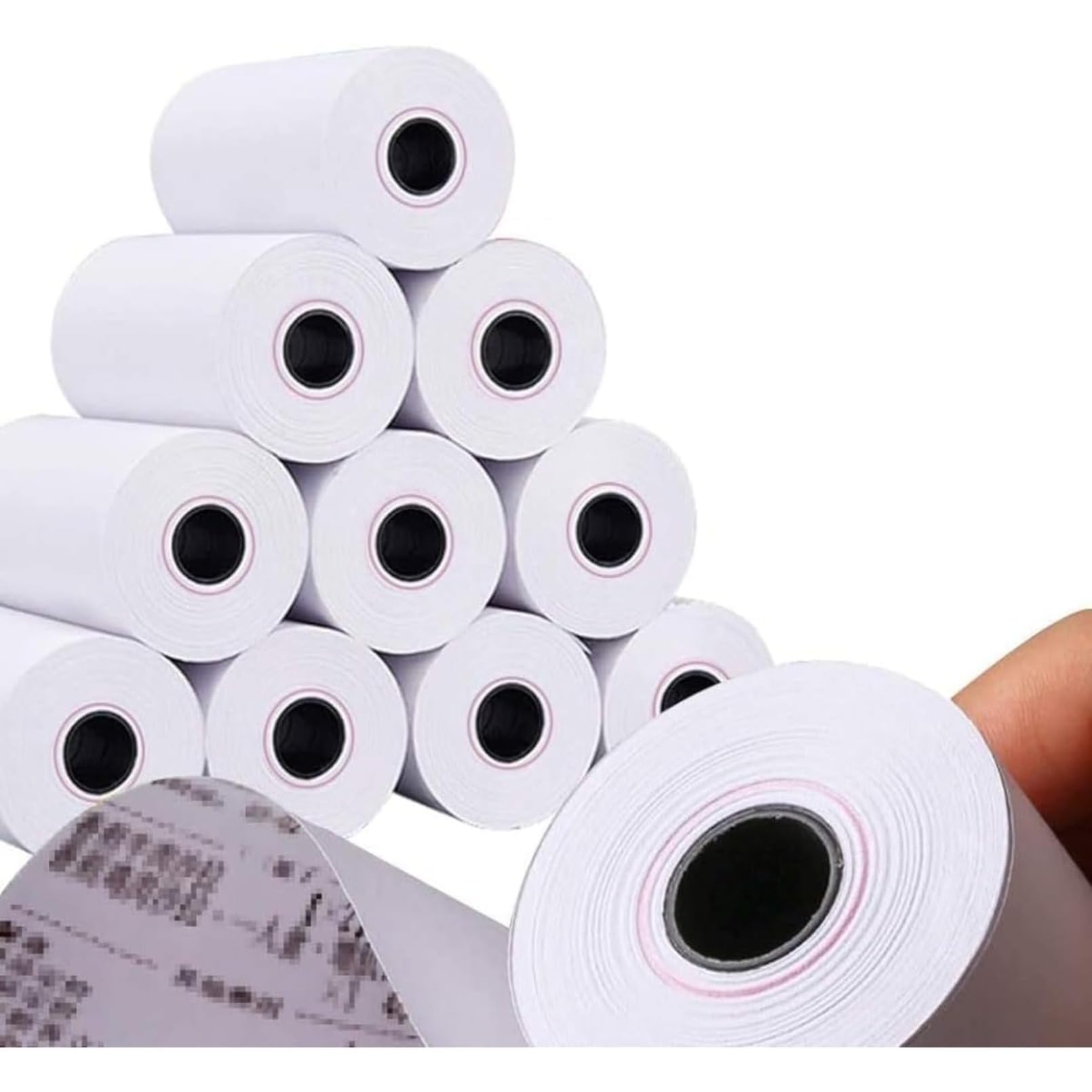 感熱ロール紙 （サーマルロール紙）57mm(紙幅)×50mm(外径)×25mm(内径) レジ用 感熱ロールペーパー 50巻入 (57*45mm,50個セット)