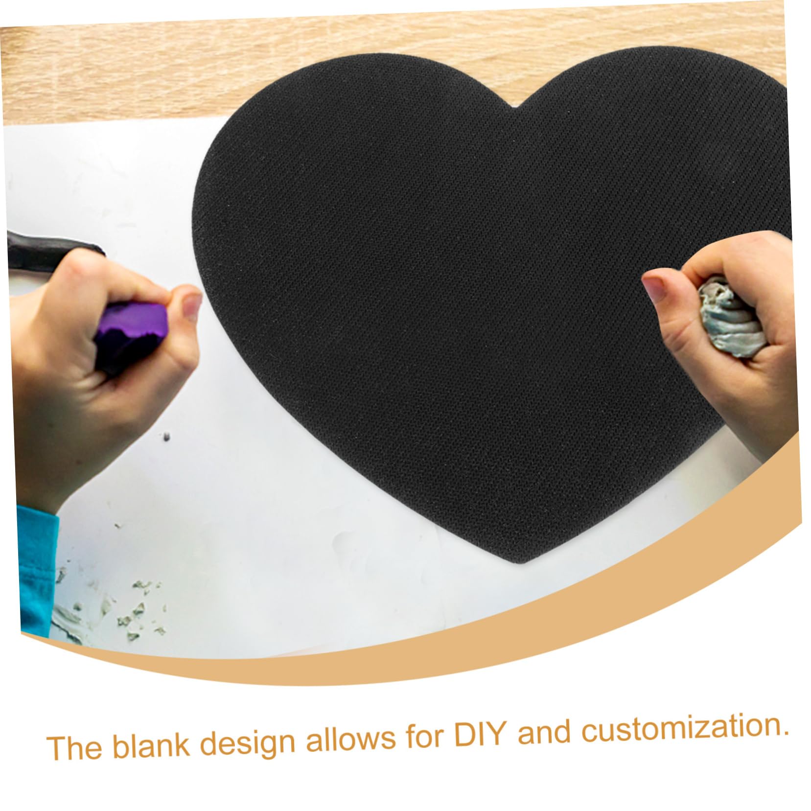 4セット 布製マウスパッド ねずみ かわいい デスク用 ヒートテープ昇華 マウスマット